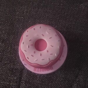 Pink Donut Shaped MagSafe phone grip